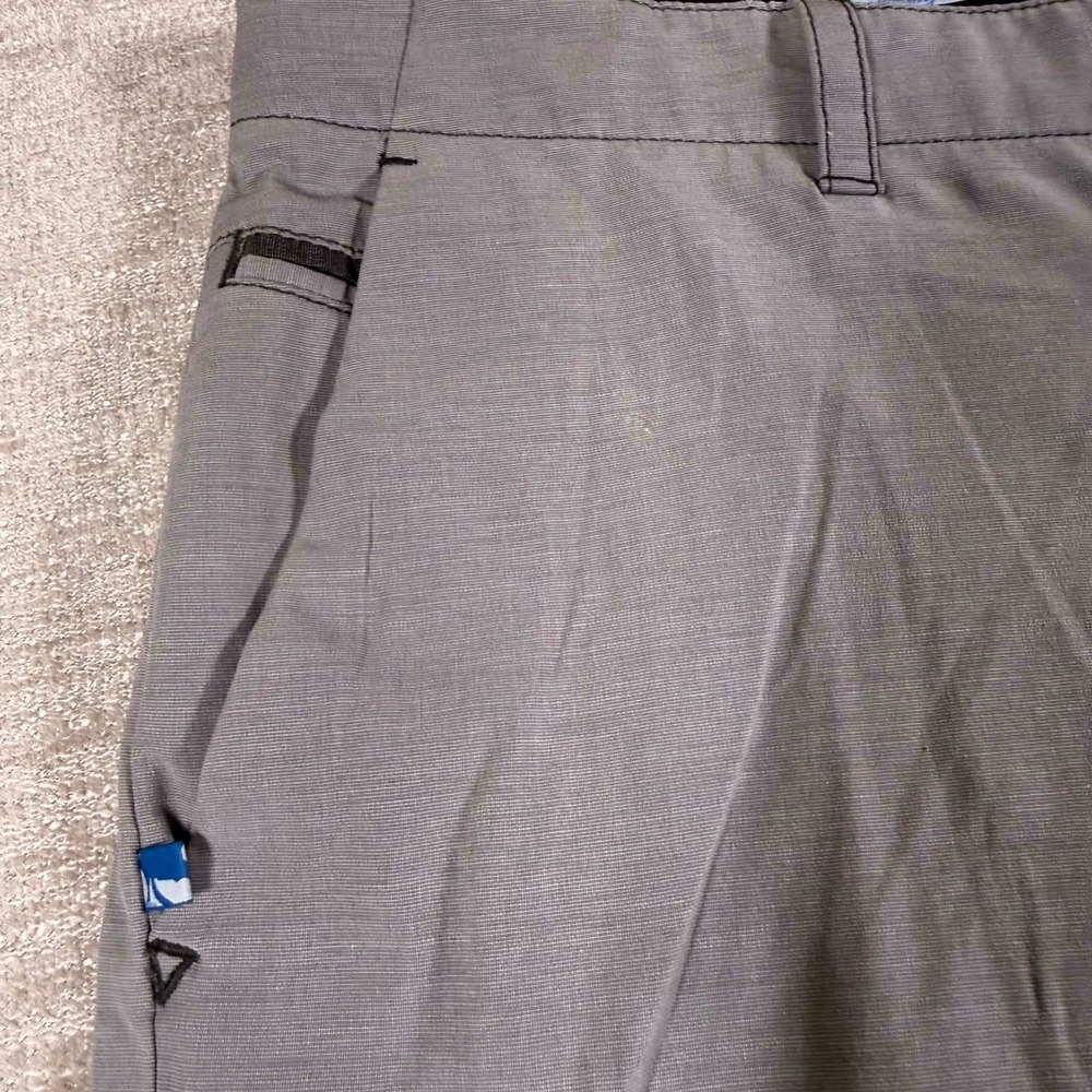 Tommy Bahama Shorts Mens 36/10 Gray Stretch Hybrid Flat Front Casual T821037 - Picture 9 of 13